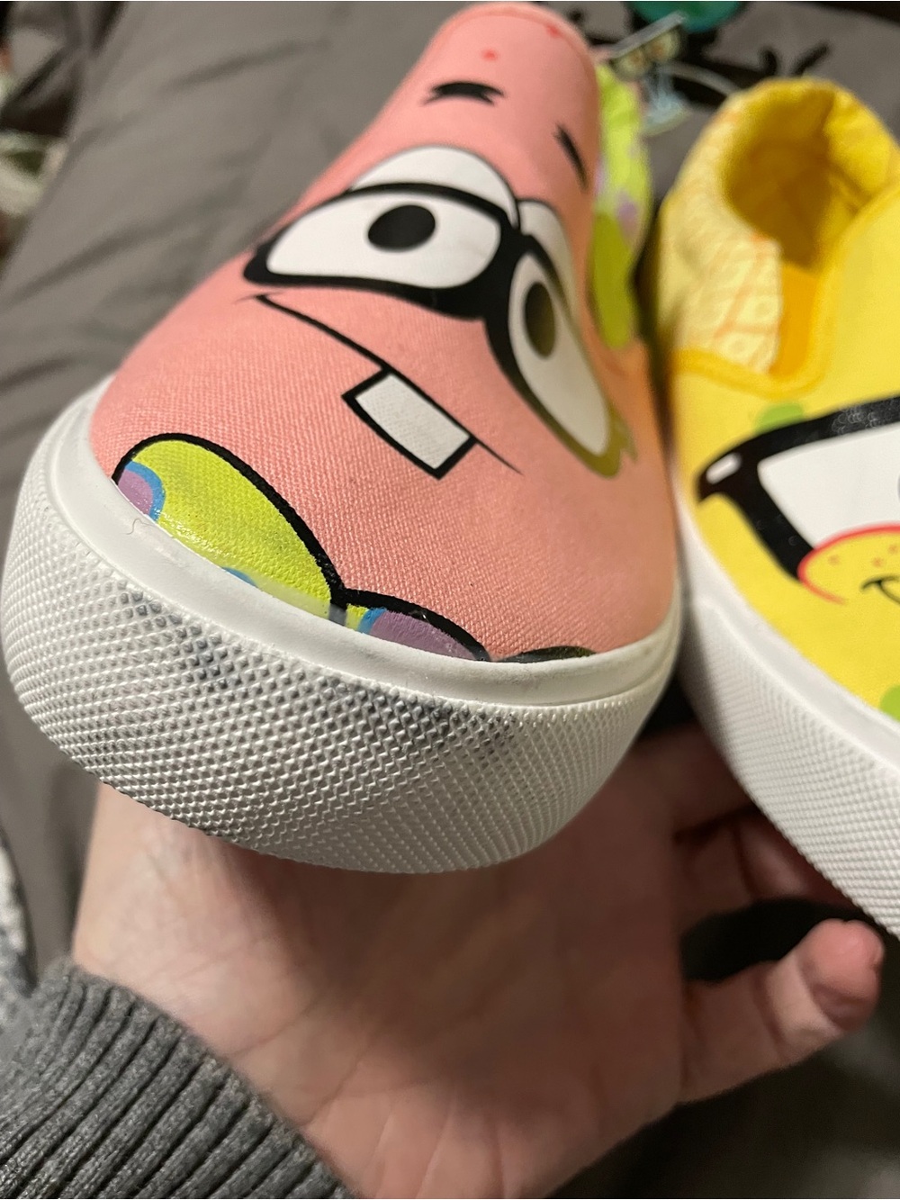 New w/tags SpongeBob/Patrick Nickelodeon Slip-On Sneakers Shoes Size 10 Mens - Picture 10 of 10
